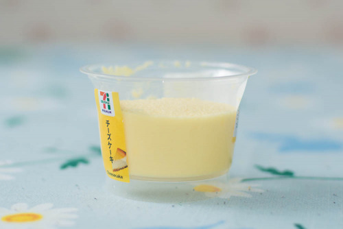 7プレミアム 糖質10g以下のチーズケーキ【セブンイレブン】断面