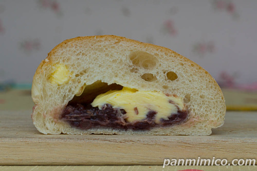 高級あんバターぱん【ヤマザキ】断面