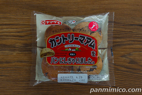 カントリーマアムをパンにしちゃいました。4個入【ヤマザキ】パッケージ