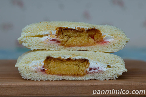 ランチパック じわるバター入れちゃいました【ヤマザキ】断面