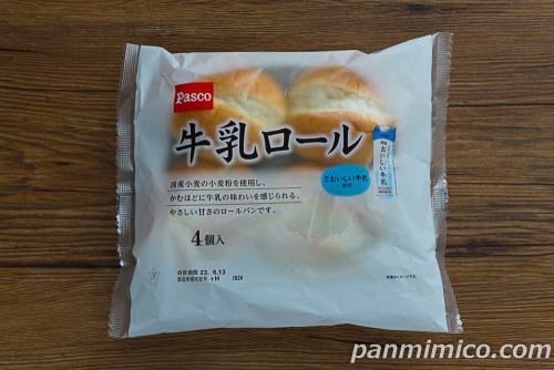 牛乳ロール【Pasco】パッケージ