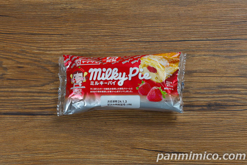 ミルキーパイ【ヤマザキ】パッケージの写真