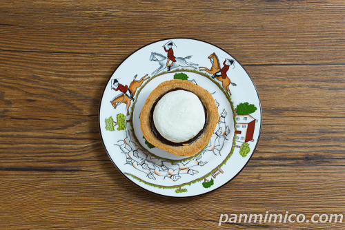 ショコラタルト【ローソン】上から撮った写真