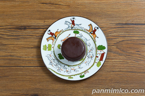 生 チョコパイ<ニューヨークチーズケーキ>【ロッテ】上から撮った写真