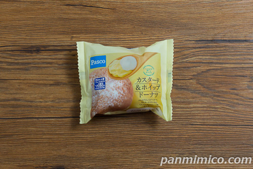 カスタード＆ホイップドーナツ【Pasco】パッケージの写真