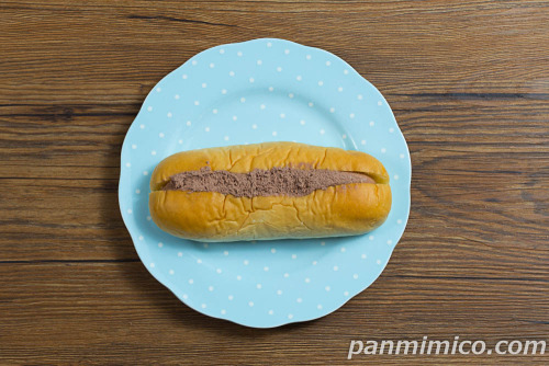 たっぷりホイップロール チョコ【Pasco】上から撮った写真