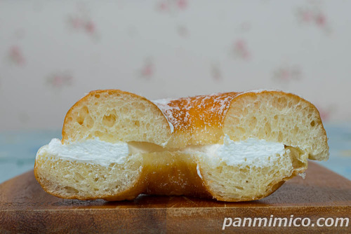 エンゼルリングドーナツ【フジパン】断面の写真