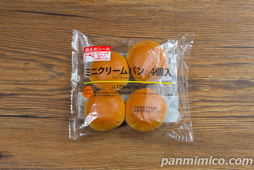 ミニクリームパン　4個入【ローソン】パッケージの写真