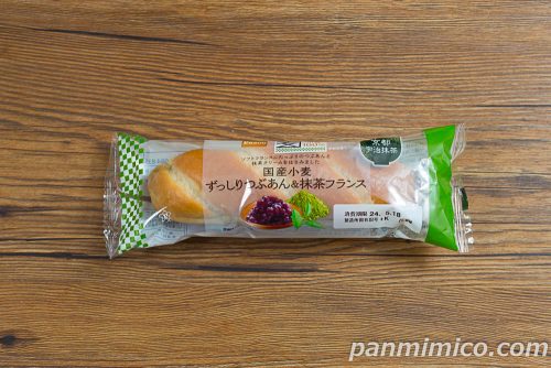 国産小麦 ずっしりつぶあん＆抹茶フランス【Pasco】パッケージの写真