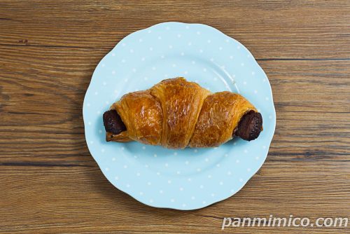 チョコクロワッサン【ヤマザキ】上から撮った写真