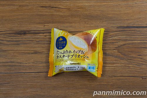 たっぷりホイップ＆カスタードブリオッシュ【ヤマザキ】パッケージの写真