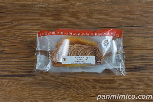 コーヒーオムレットミルククリーム入り【セブンイレブン】パッケージの写真