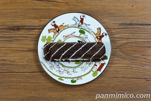 ブラックココアシフォンケーキ【ヤマザキ】上から撮った写真