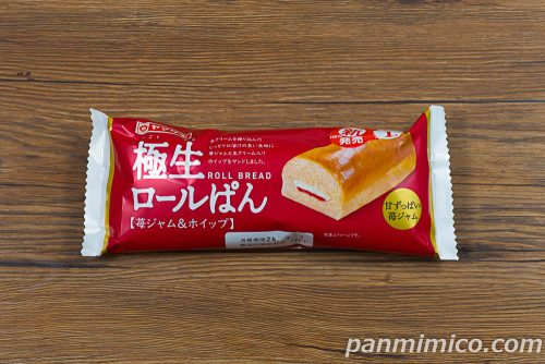 極生ロールぱん（苺ジャム＆ホイップ）【ヤマザキ】パッケージの写真