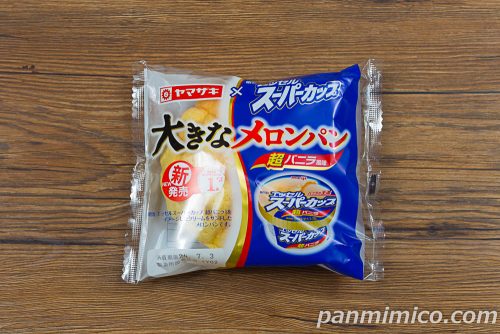 大きなメロンパン（エッセルスーパーカップ超バニラ風味）【ヤマザキ】パッケージの写真