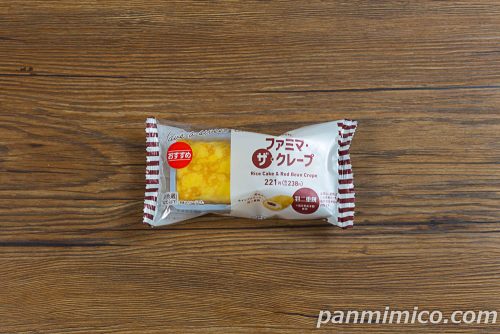 ファミマ・ザ・クレープ　羽二重餅【ファミリーマート】パッケージの写真