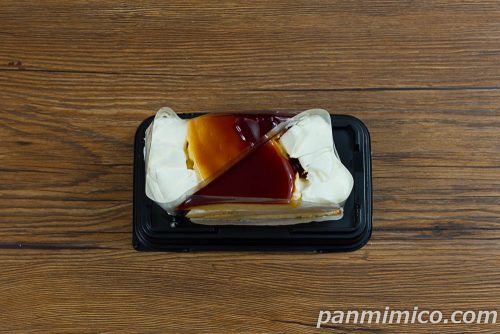 プリンショートケーキ（2個入）【ヤマザキ】上から撮った写真