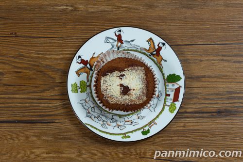 ティラミスシフォンケーキ【ヤマザキ】上から撮った写真