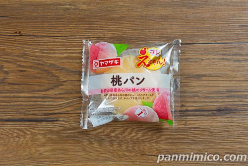 桃パン（和歌山県産あら川の桃のクリーム使用）【ヤマザキ】パッケージの写真