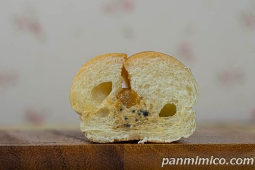 プレミアムフランス（塩キャラメル）【YKベーキングカンパニー】断面の写真