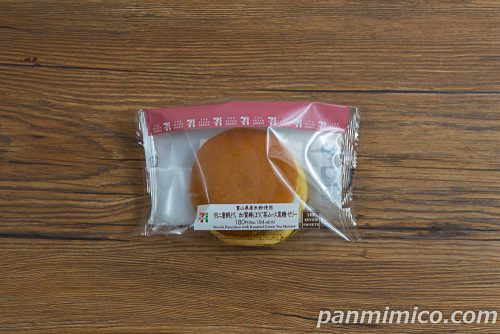 羽二重餅どら　加賀棒ほうじ茶ムース黒糖ゼリー【セブンイレブン】パッケージの写真