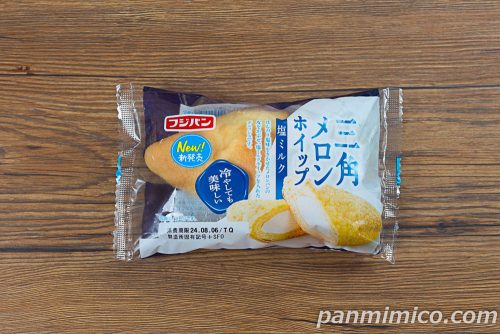 三角メロンホイップ　塩ミルク【フジパン】パッケージの写真