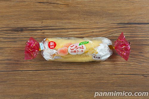 ごろっと白桃ケーキ【ヤマザキ】パッケージの写真