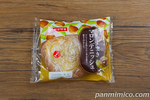 うずまきマロンデニッシュ【ヤマザキ】パッケージの写真