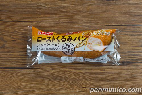 ローストくるみパン（ミルククリーム）米粉入り湯捏生地使用【ヤマザキ】パッケージの写真