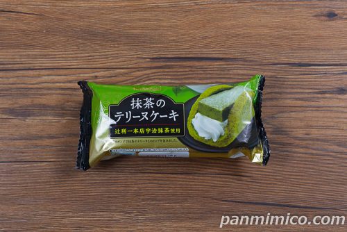 抹茶のテリーヌケーキ（辻󠄀利一本店宇治抹茶使用）【ヤマザキ】パッケージの写真