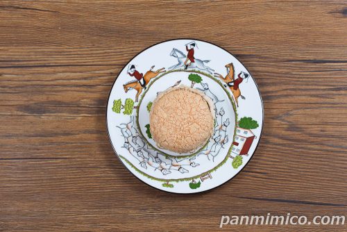 クリームたっぷり生ブッセ(カフェモカ風味)【ヤマザキ】上から撮った写真