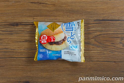 雪どら（カスタードホイップ大福＆つぶあん）【ヤマザキ】パッケージの写真