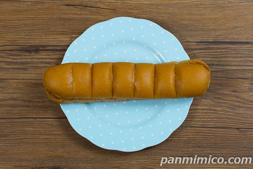 青森県産りんごとキャラメルクリームのちぎりパン【セブンイレブン】上から撮った写真