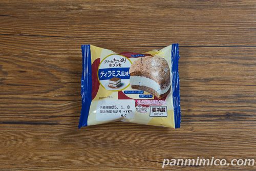 クリームたっぷり生ブッセ（ティラミス風味）【ヤマザキ】パッケージの写真