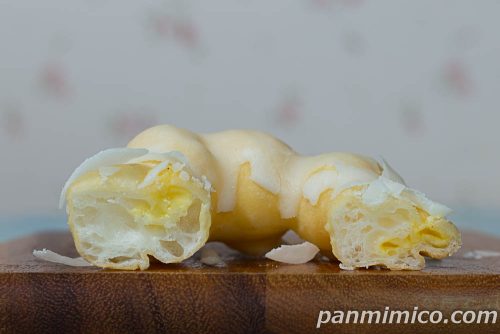 生ドーナツ（モッチリング）【ヤマザキ】断面の写真