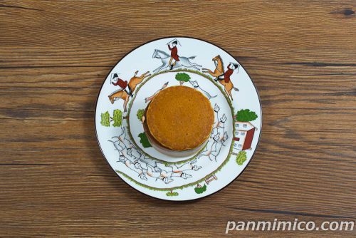 極厚　どら焼きバーガー（チョコムース＆ミルクチョコムース）【ファミリーマート】上から撮った写真