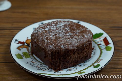 台湾カステラ（チョコ）【ヤマザキ】斜めから撮った写真