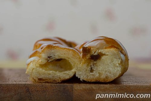 BIGシュガーデニッシュ（コーヒー）【ヤマザキ】断面の写真