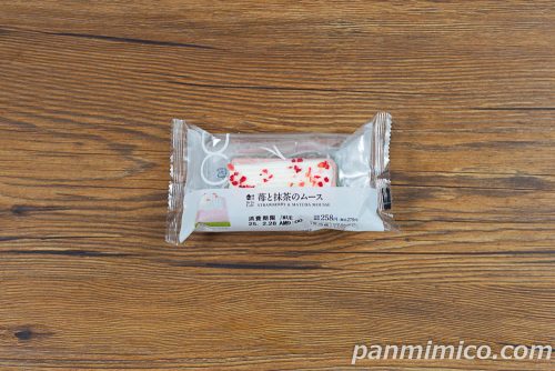 苺と抹茶のムース【ローソン】パッケージの写真