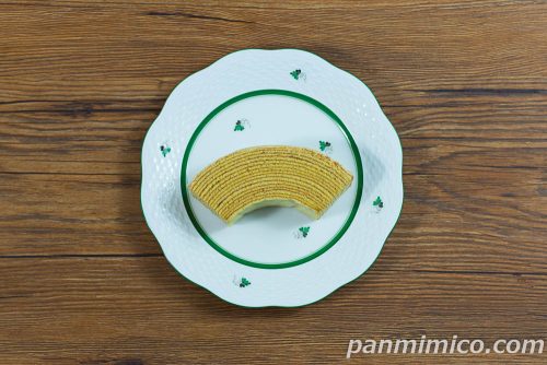 厚ぎりバウム クラウンメロン【Pasco】上から撮った写真