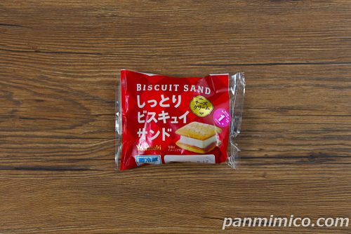 しっとりビスキュイサンド（チーズクリーム）【ヤマザキ】パッケージの写真 