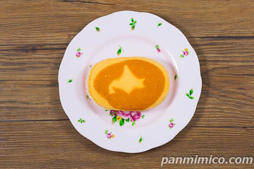 北海道チーズ蒸しケーキ（みかん）【ヤマザキ】上から撮った写真