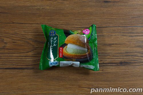 ダブルクリームシフォン（抹茶＆ミルク）【ヤマザキ】パッケージの写真