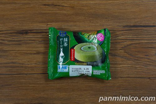 抹茶ロールケーキ(抹茶クリーム&ホイップ)【ヤマザキ】パッケージの写真