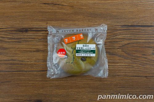 抹茶の甘食風しっとりケーキ【セブンイレブン】パッケージの写真