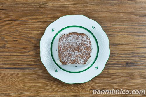 台湾カステラ(抹茶)【ヤマザキ】上から撮った写真