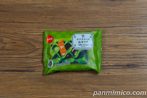 サクサクパイ　抹茶ラテ【セブンイレブン】パッケージの写真