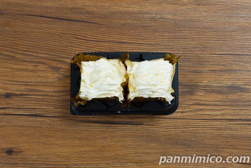 濃厚ミルクモンブラン（2個入）【ヤマザキ】上から撮った写真