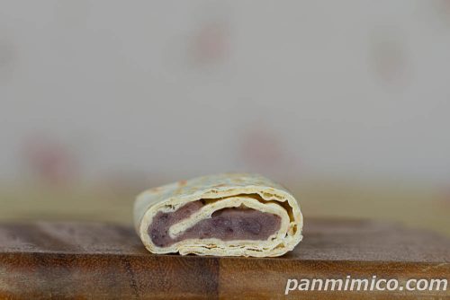 ブリトーあんバター【セブンイレブン】断面の写真