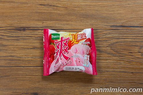 爽みたいなスフレケーキ 練乳いちご【Pasco】パッケージの写真